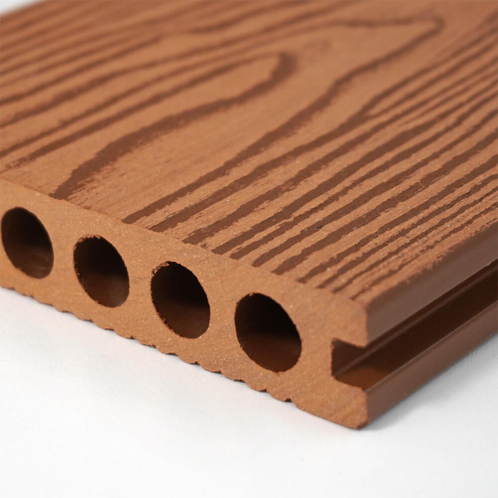DECK WPC TEAK BASE CIRCULAR HABITARE / 2900x150x25mm Deck Wpc Teak Base Circular Habitare / 2900x150x25mm