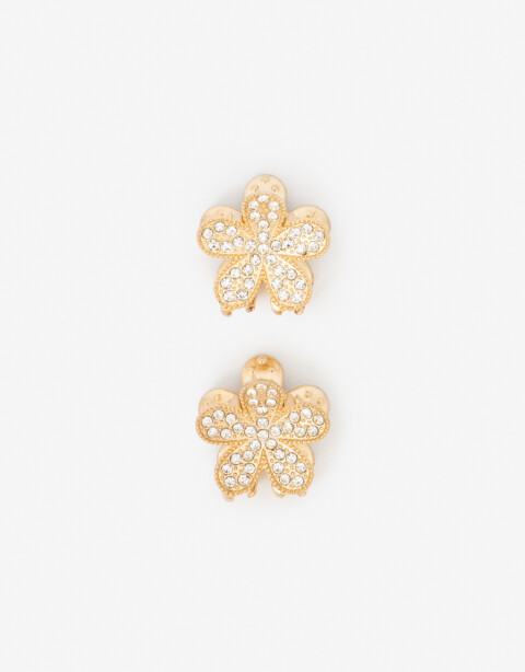 Broches Sets Strass Set De Broches Flores - Combinacion Bicolor