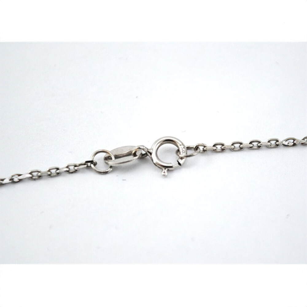 Cadena Y Colgante Oro Blanco 18 K Y Brillantes Cadena Y Colgante Oro Blanco 18 K Y Brillantes