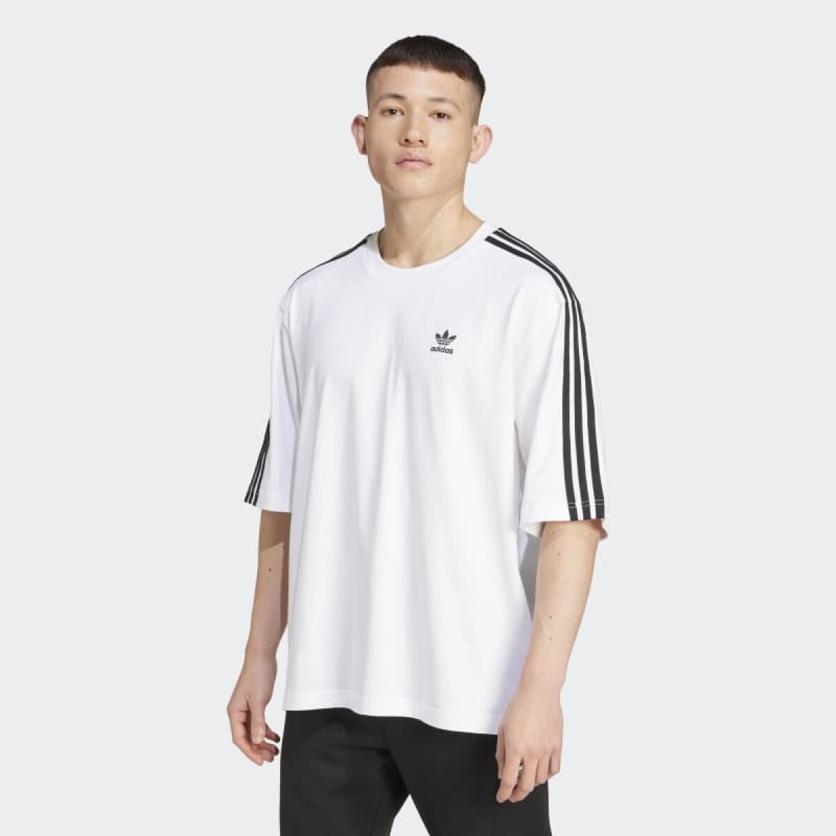 Remera Adidas Adicolor Oversized - Blanco 