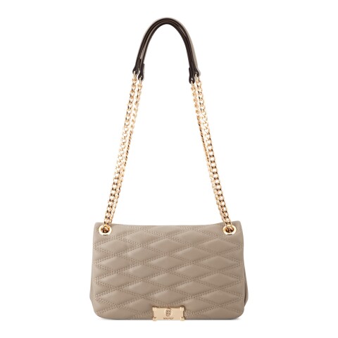 Crossbody Lamae Convertible Xbody Flap Pumice