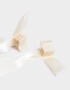 Broches Sets Con moño Set De Broches - Blanco Crudo