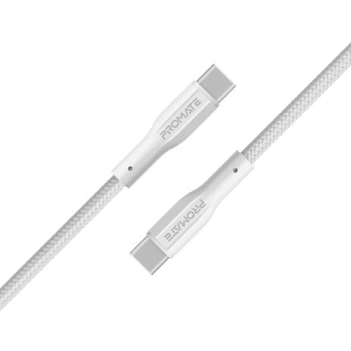 Cable Promate Usb-c A Usb-c 2m Blanco 