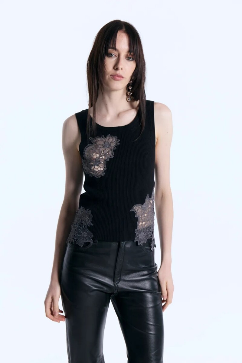 MUSCULOSA LAMU Negro