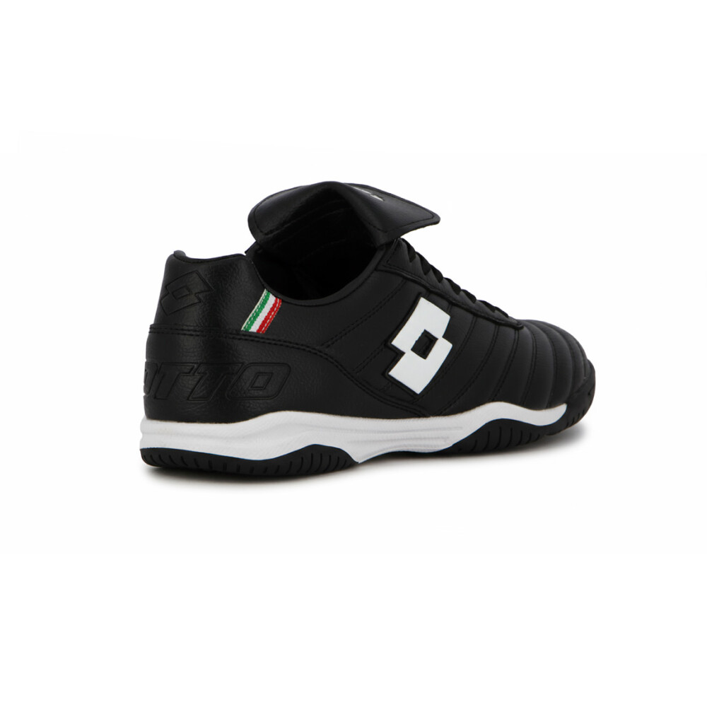 Lotto BOLOGNA Futbol sala ID Unisex - Negro/Blanco Negro-Blanco