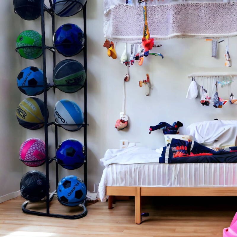 Organizador de pelotas de hierro Organizador de pelotas de hierro