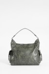 Cartera hobo con tapa verde