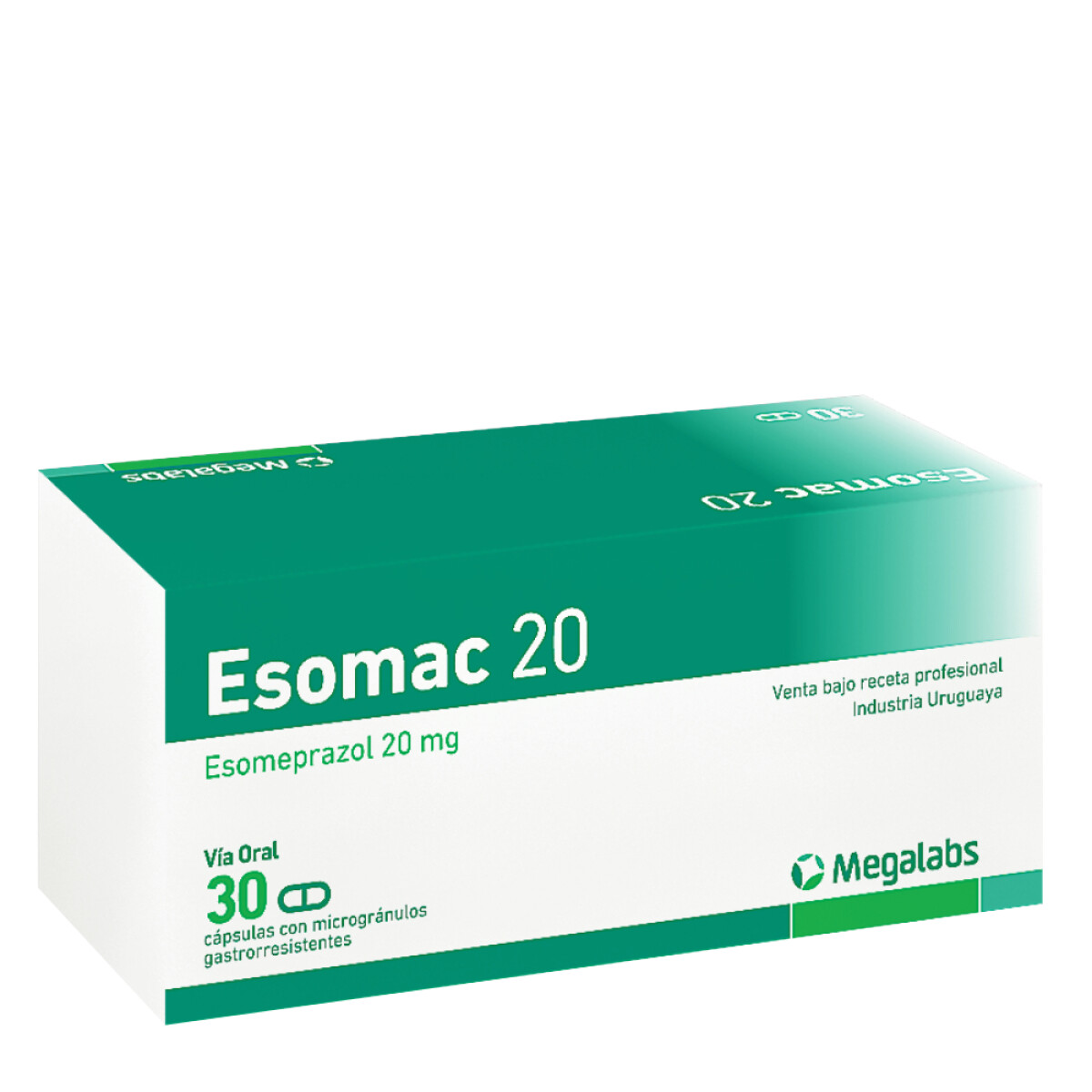 Esomac 20mg 30 Cápsulas 