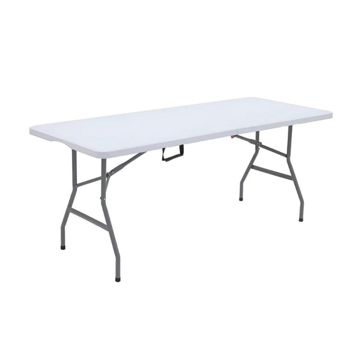 MESA PLEGABLE PORTATIL VALIJA 180X74 BLANCA 