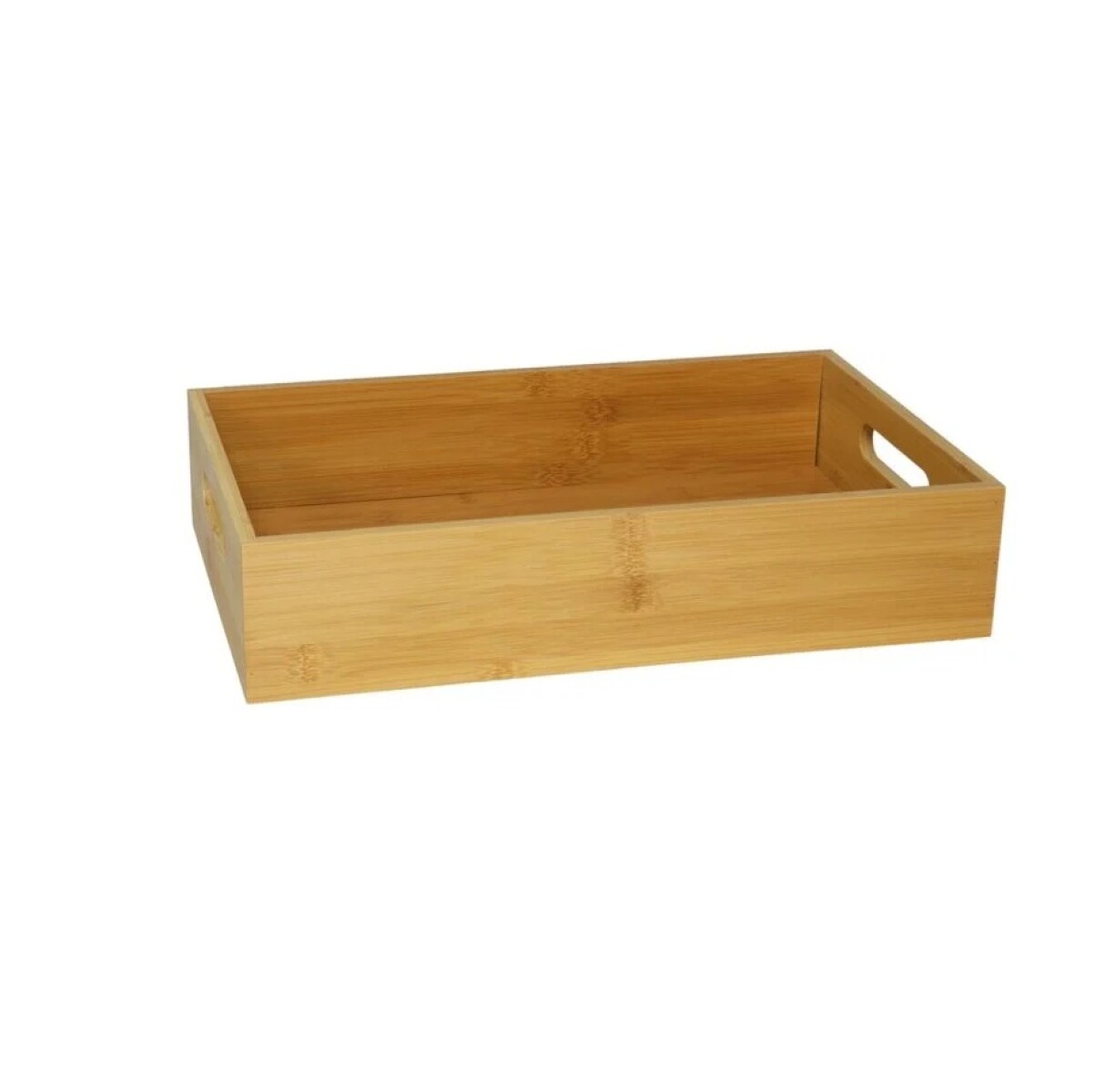 Bandeja Organizadora de Bambú con Asas 37 x 22 cm 