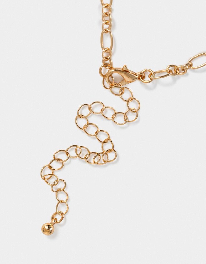 Collares Cortos Metal diferenciado Collar Corto Multi Dije - Dorado