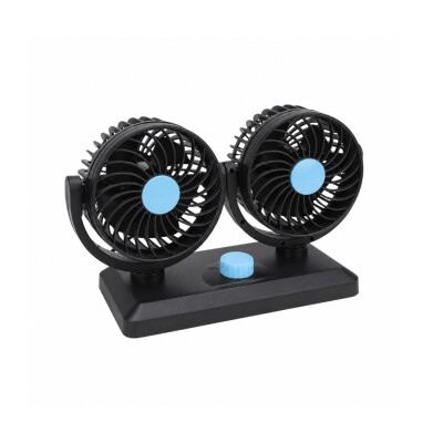 Ventilador doble para auto con USB Ventilador doble para auto con USB