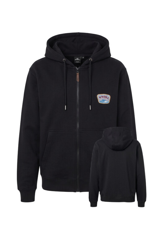 Campera O'Neill Woman Retro Patch Negro