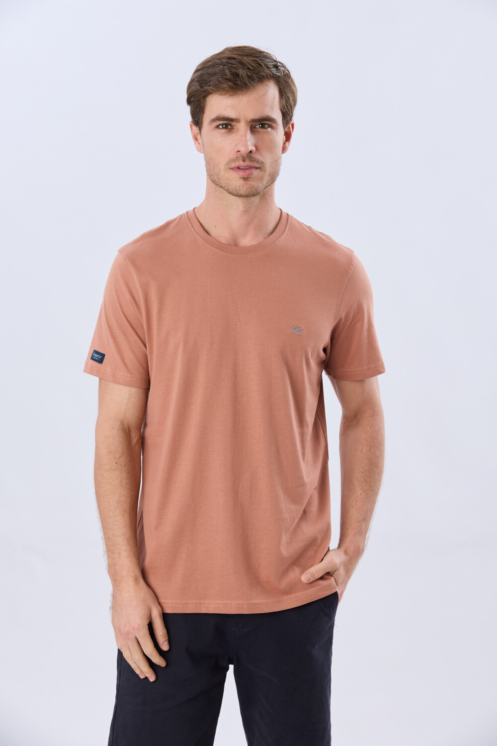 REMERA BÁSICA DE ALGODÓN Terracota
