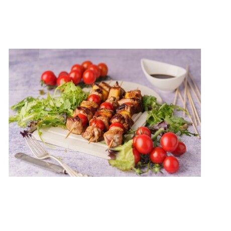 Pinchos para brochette madera 20cmx100uds Pinchos para brochette madera 20cmx100uds