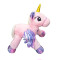 Unicornio De Peluche Rosa