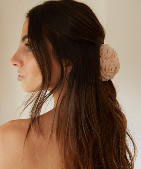 PINZA FLEUR BEIGE