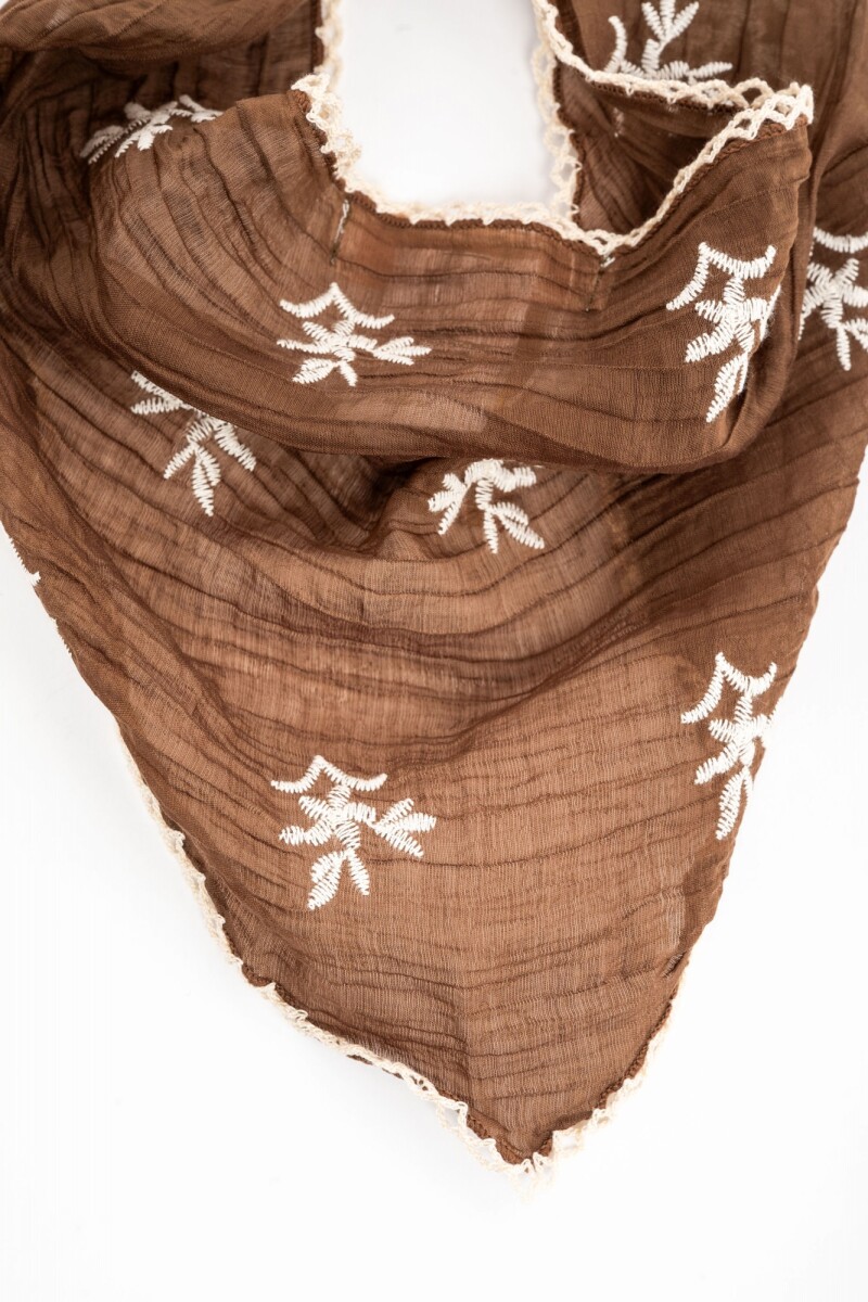 Bandana Bordados Chocolate