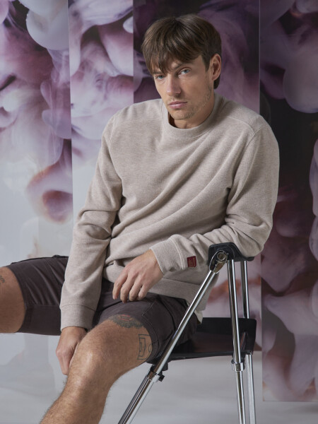 FLEECE PALERMO BEIGE MELANGE