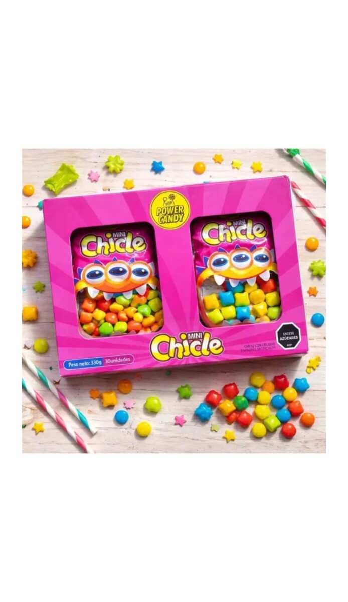 CHICLE MINI POWER CANDY 30PCS 330GRS 