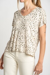 Remera Estampa Nácar