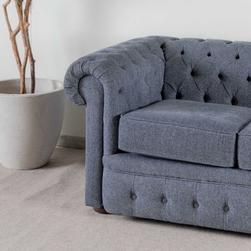 Sofá Chesterfield / Azul Sofá Chesterfield / Azul