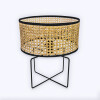 LAMPARA MIMBRE BEIGE P/MESA 30X34,5CM Unica
