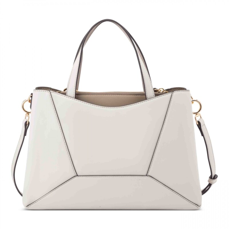 Cartera satchel Zoey Milk/pumice