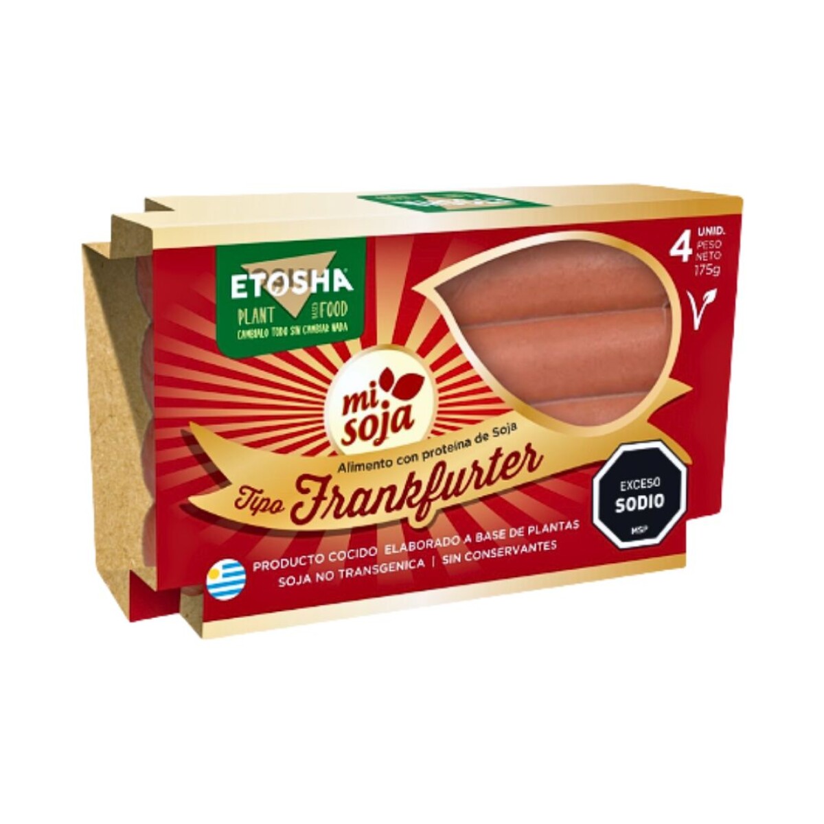 Panchos de soja Mi Soja - 4 ud. - 175 g 