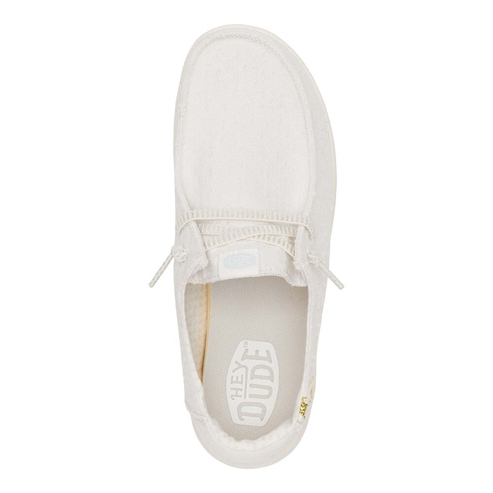Wendy Rise Perf Canvas - Mujer White