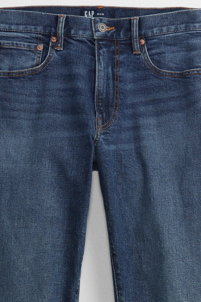 Jean Straight Hombre Medium Wash