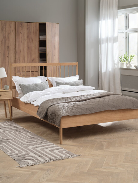 Estructura cama STUBBERUP King 180x200 roble Estructura cama STUBBERUP King 180x200 roble