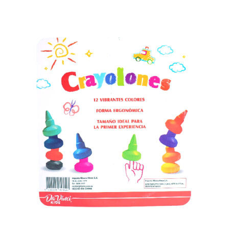 Crayolones Da Vinci Kids x 12 Crayolones Da Vinci Kids x 12