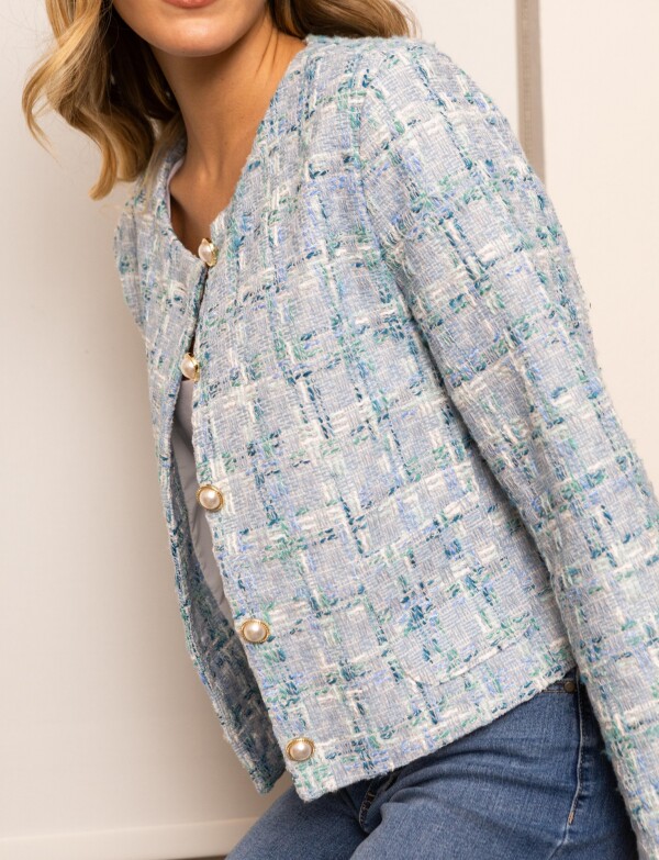 Chaqueta Tweed CELESTE/MULTI