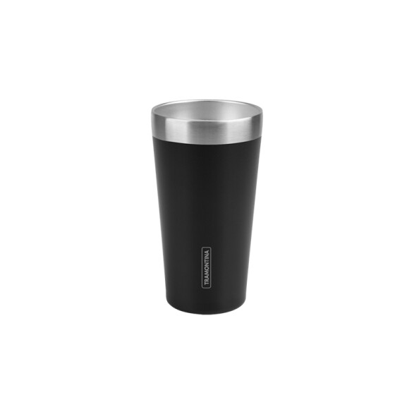 Vaso térmico negro 420ml. "EXATA" -TRAMONTINA TF6702