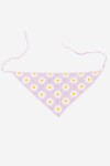 Bandana tejida flor lila