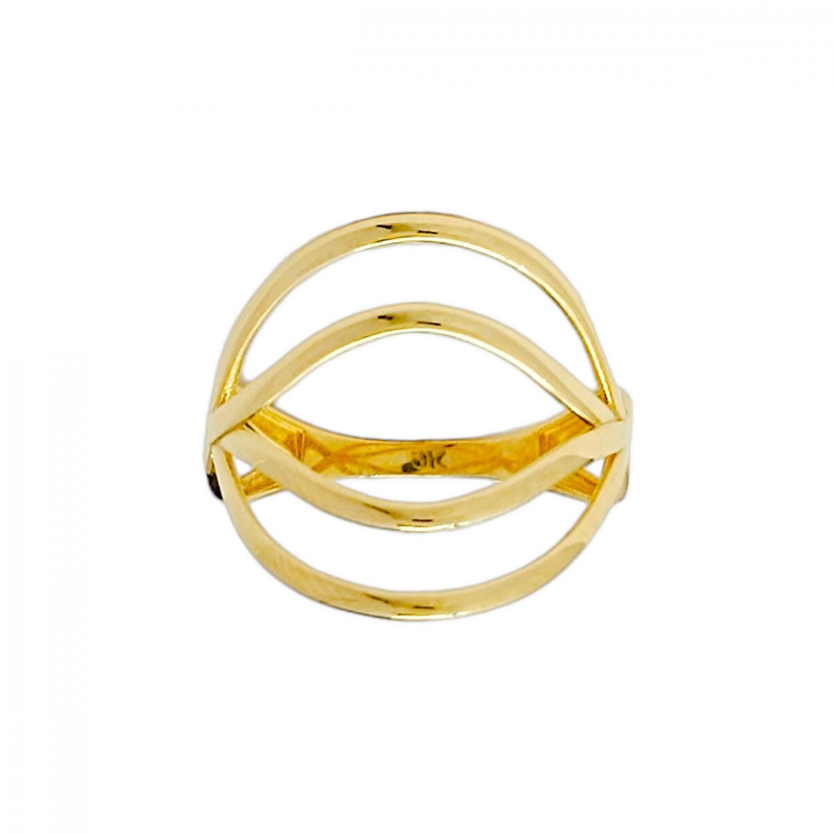 Anillo Hilos -Oro bajo-Sin piedra-AN8225 - sinpiedra 