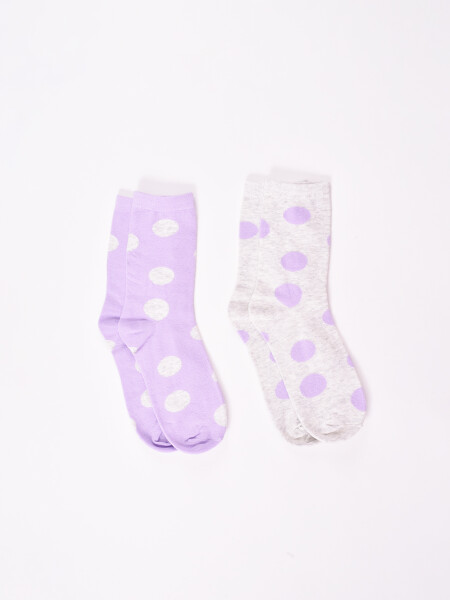 MEDIAS PACK X2 ESTAMPADO 3