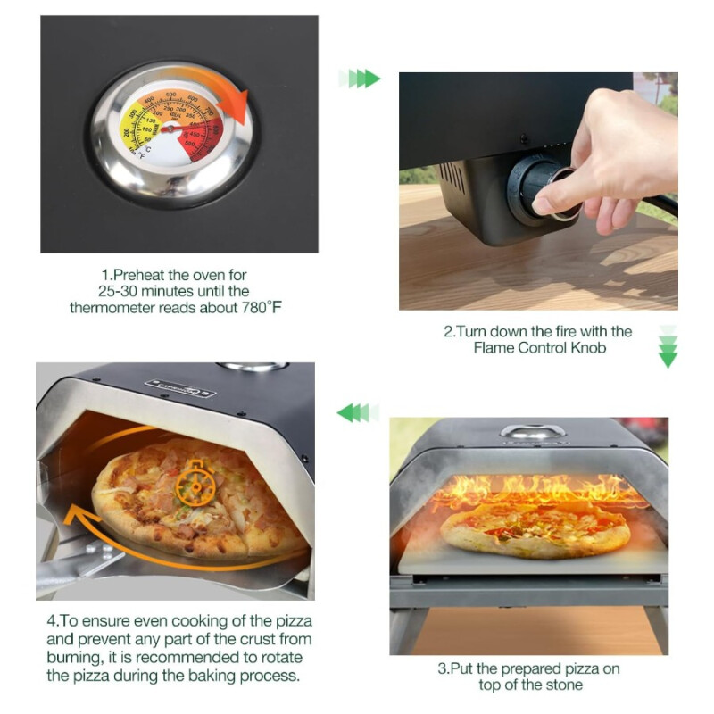 Horno de Pizza a Gas con Piedra Horno de Pizza a Gas con Piedra