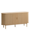 Aparador LYNGVIG 160cm 2 puertas persiana roble nat Aparador LYNGVIG 160cm 2 puertas persiana roble nat