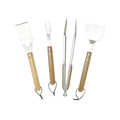 Kit parrillero Set de 4 piezas para asado en valija Kit parrillero Set de 4 piezas para asado en valija
