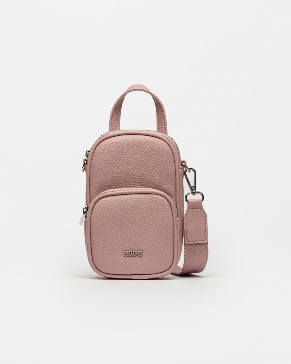 Porta Celular Baby Donna En Efecto Cuero Graneado Rose