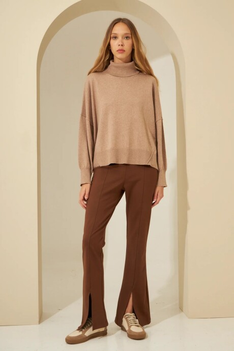 POLERA MALENA CAMEL