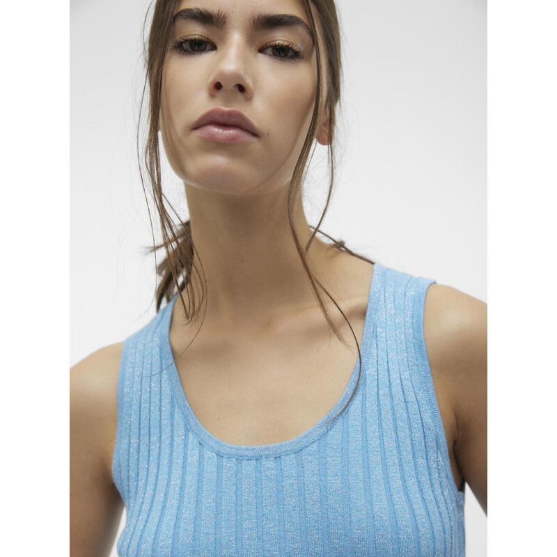 VMBLOW SL U-NECK TOP Bonnie Blue