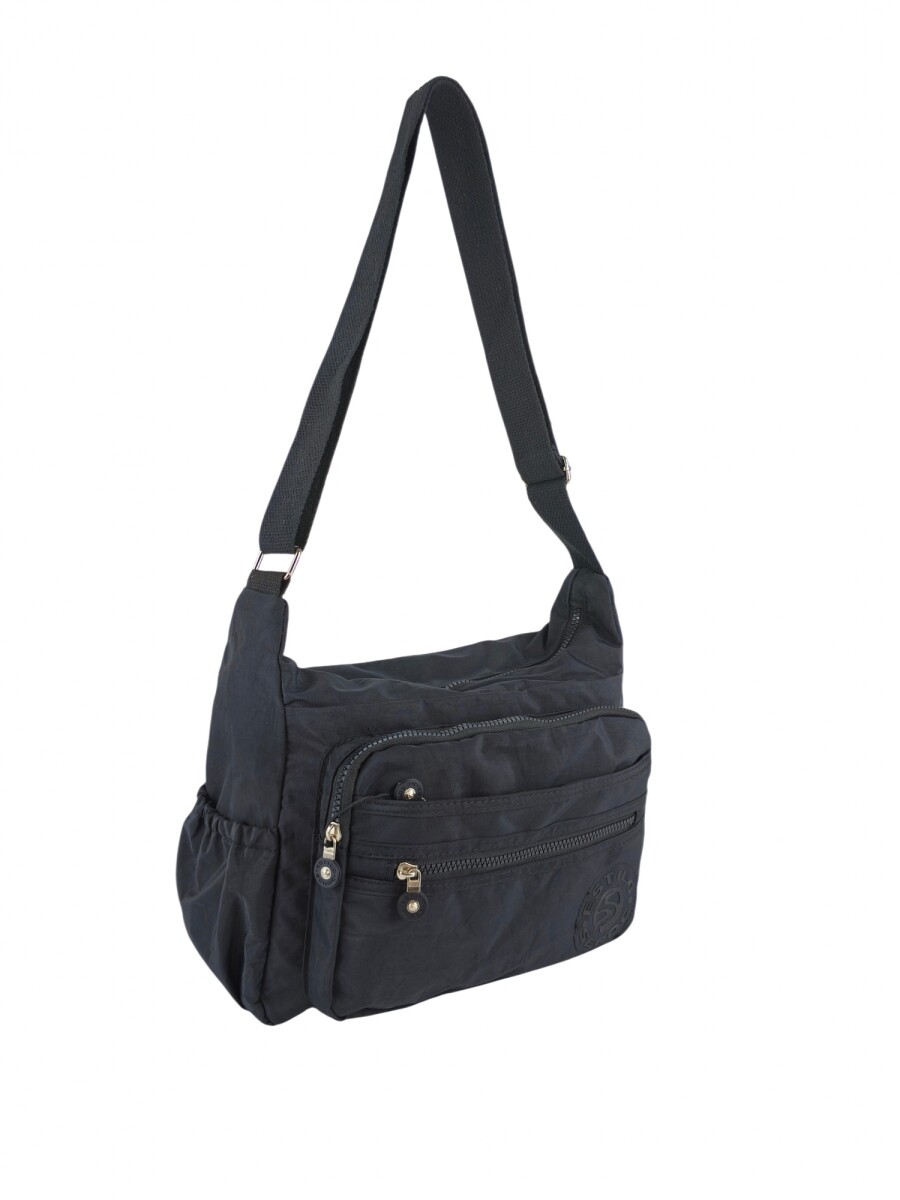 Morral con bolsillos - Morral con bolsillos negro 