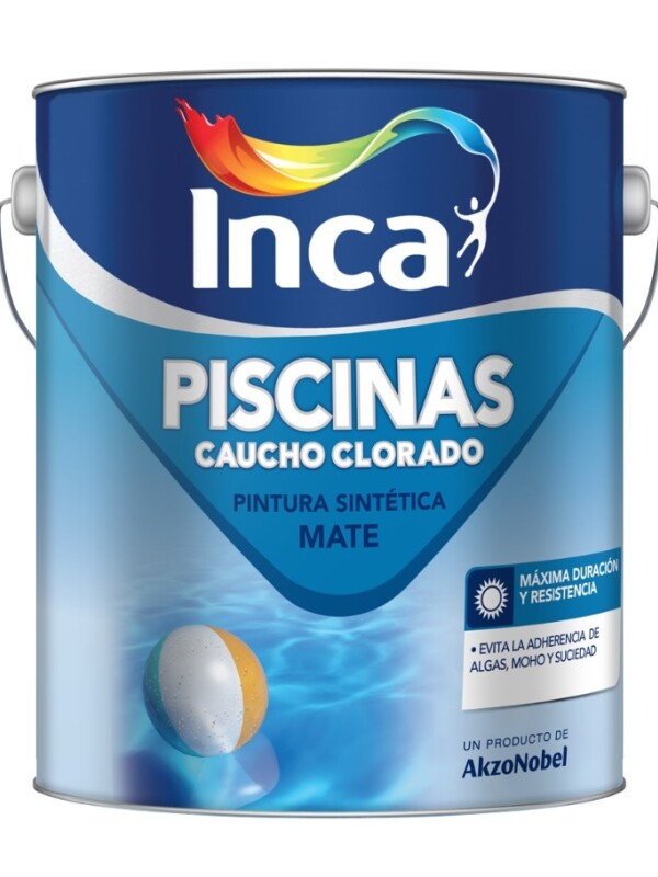 CAUCHO CLORADO AZUL PISCINA INCA - 4 LTS. N/A