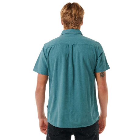 Camisa CLASSIC SURF WASHED S/S SHIRT Verde
