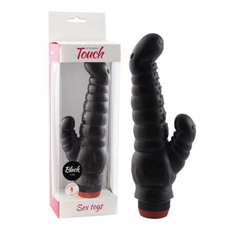 Vibrador Gusanito Doble Placer Negro