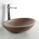 BACHA OVAL 50X35.5X10.3 DE APOYO GAMAS DE MARRON GAMAS DE MARRON