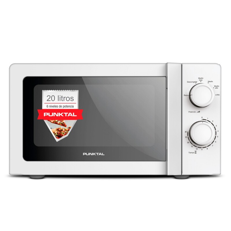 Microondas Punktal Hogar Pk-2019m Blanco Microondas Punktal Hogar Pk-2019m Blanco